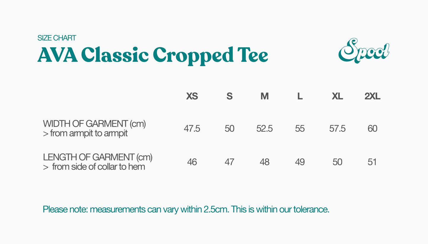 Design Your Own - Ava Classic Cropped Tee