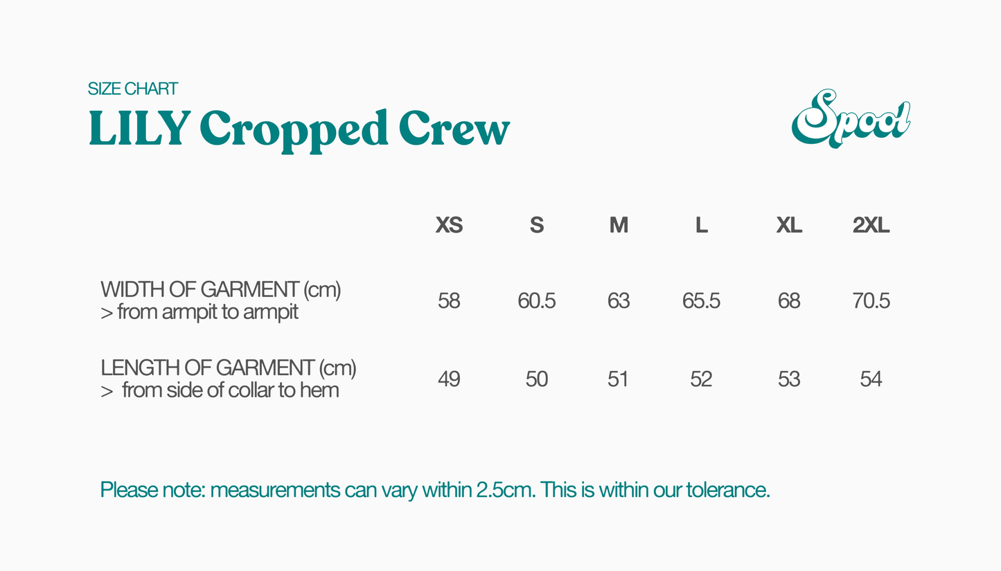 The DUO Japan Edit - Lily Cropped Crew