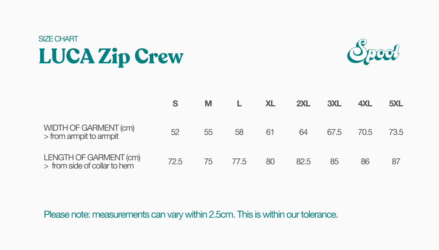 Design Your Own - Luca Zip Crew