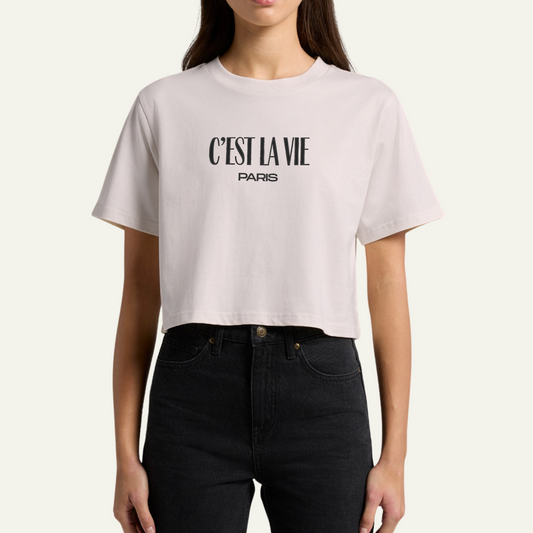 The France Edit - Ava Classic Cropped Tee