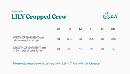 The DUO Japan Edit - Lily Cropped Crew