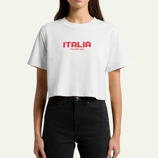 The Italy Edit - Ava Classic Cropped Tee