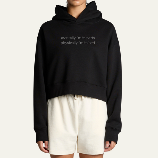 The Say Less Edit - Billie Cropped Hood